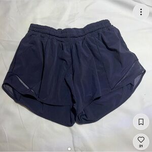 Lululemon navy shorts 4 inch size 4